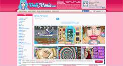 Desktop Screenshot of id.dollmania.com